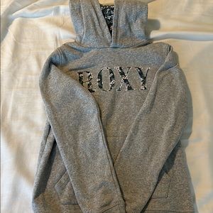 Roxy girls hooded sweatshirt size 10
